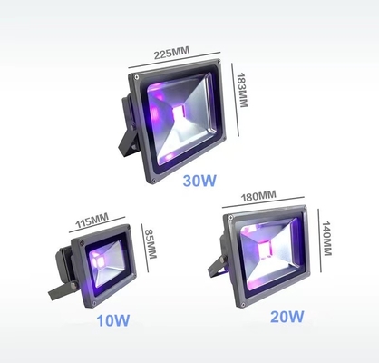 luce ultravioletta ultravioletta 365nm di 20W 30W per la decorazione di Halloween nessun ozono