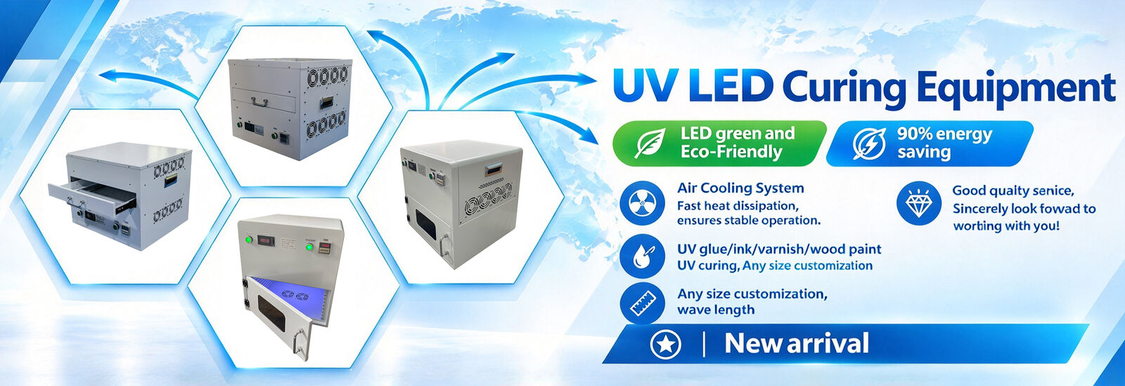 LED UV che cura attrezzatura