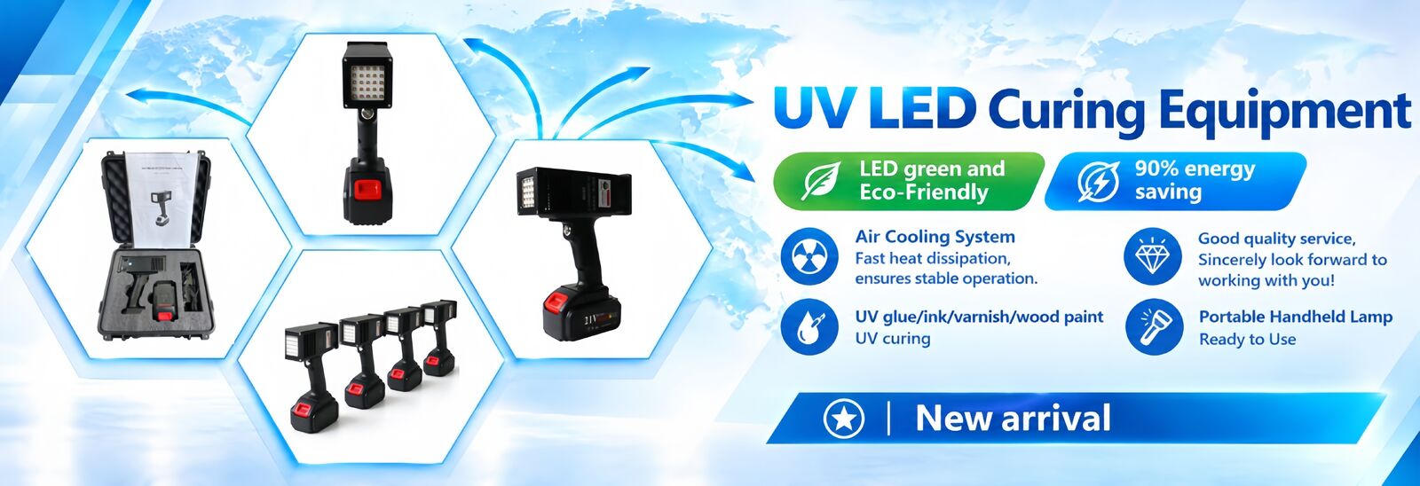 Lampada di trattamento UV del LED