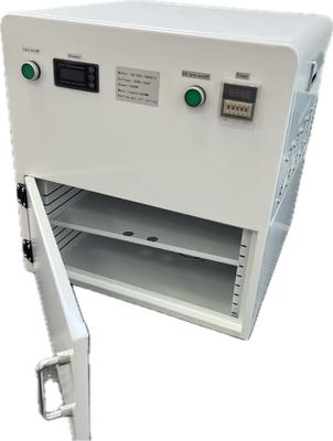 Camera di polimerizzazione UV da 400x400 mm per l'asciugatura rapida di inchiostri, vernici, adesivi e rivestimenti a base di resina con lampada UV ad alta intensità