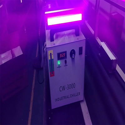 Stampante LED UV dell'etichetta che cura raffreddamento ad acqua della lampada 600W 395nm 220x20mm