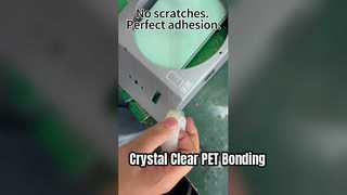 High Speed UV Adhesive for Transparent PET Packaging