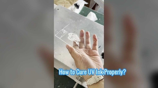 Come polimerizzare correttamente l'inchiostro UV?v