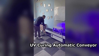 Asciugatura rapida dell'inchiostro con trasportatore automatico a polimerizzazione UV da 1000 W
